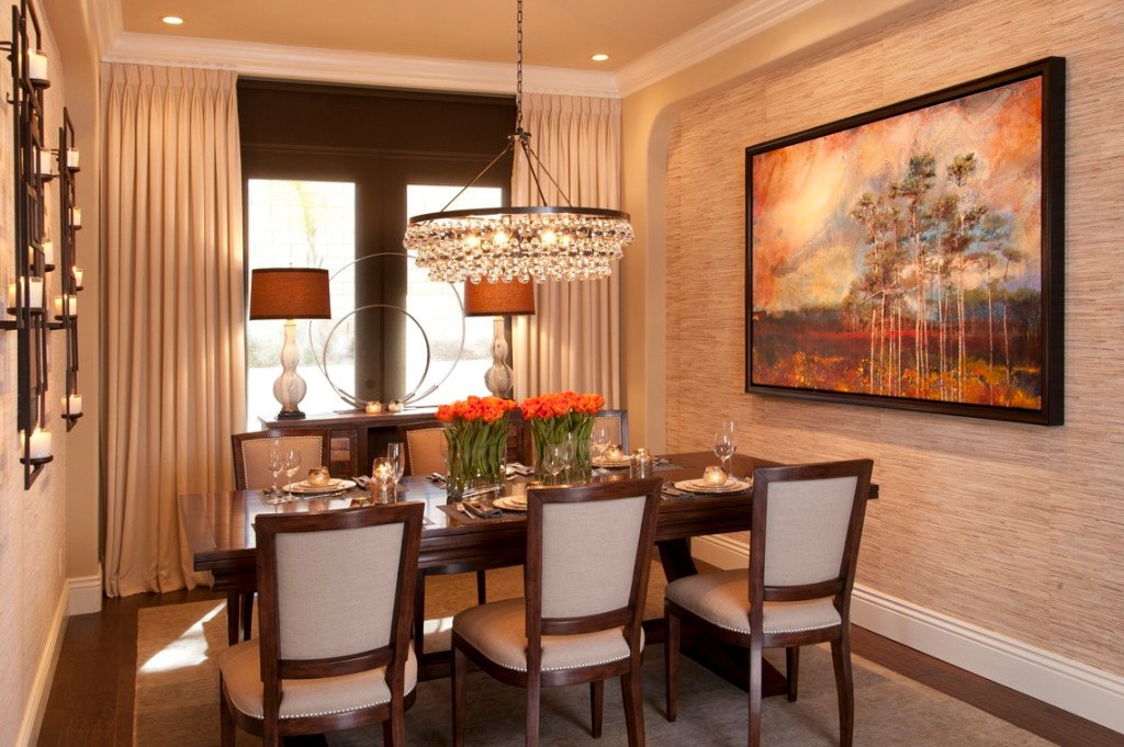 Drapes Styles For Dining Room Transitional