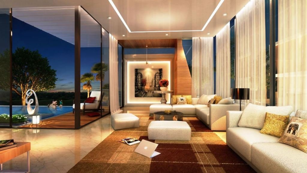 cool house living room