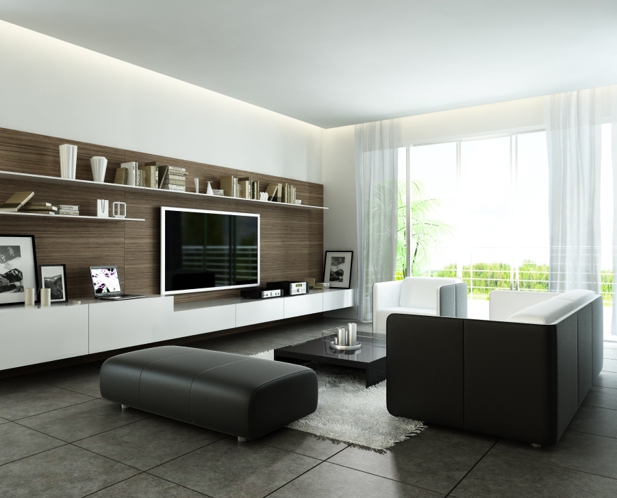 Contemporary-Living-Room-with-Minimalist-Styles