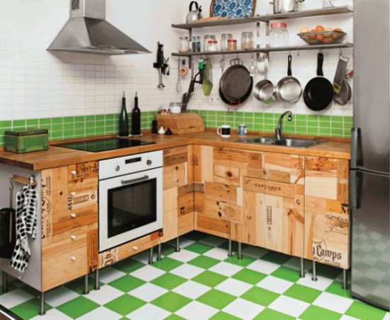 Kitchen-Cabinets-Made-of-Recycled-Wood-Wine-Crates