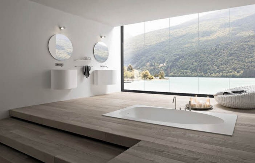 Modern-Bathroom-Design-With-Glass-Roof