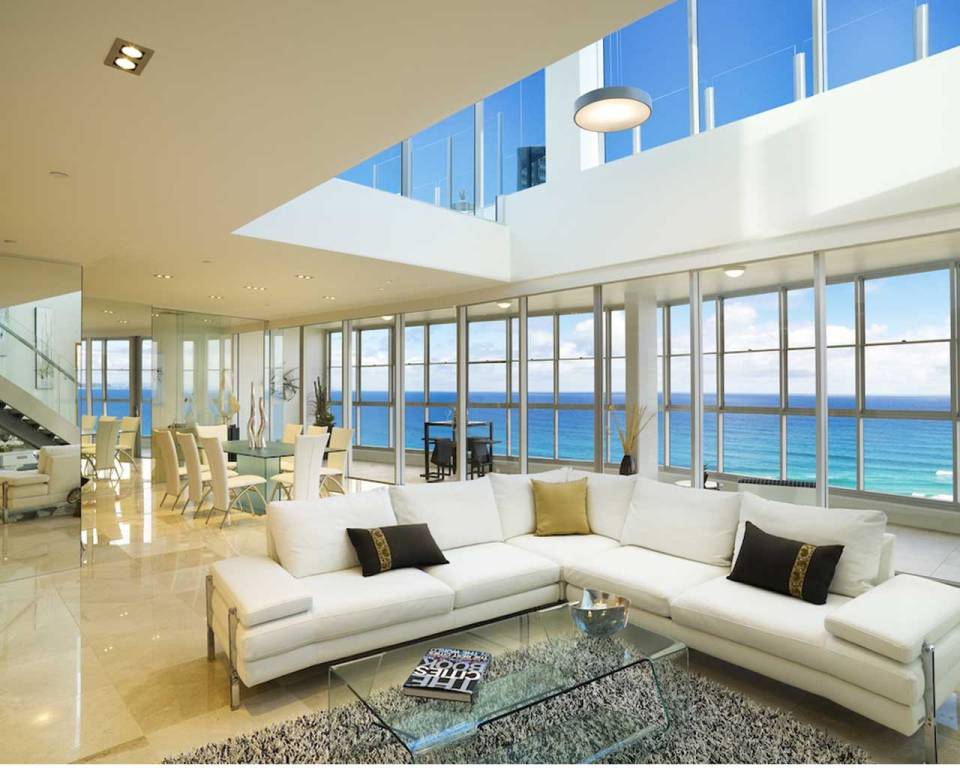 Two Levels of beach front luxury Penthouse