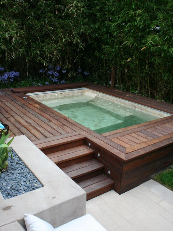 Wooden-Patio-Jacuzzi-Design