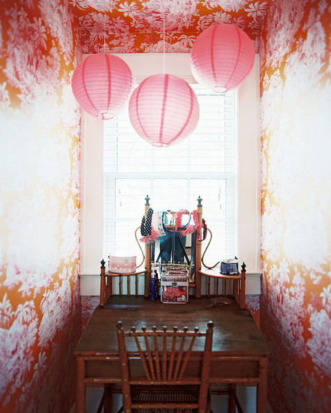 Asian Bohemian Vintage Work Space