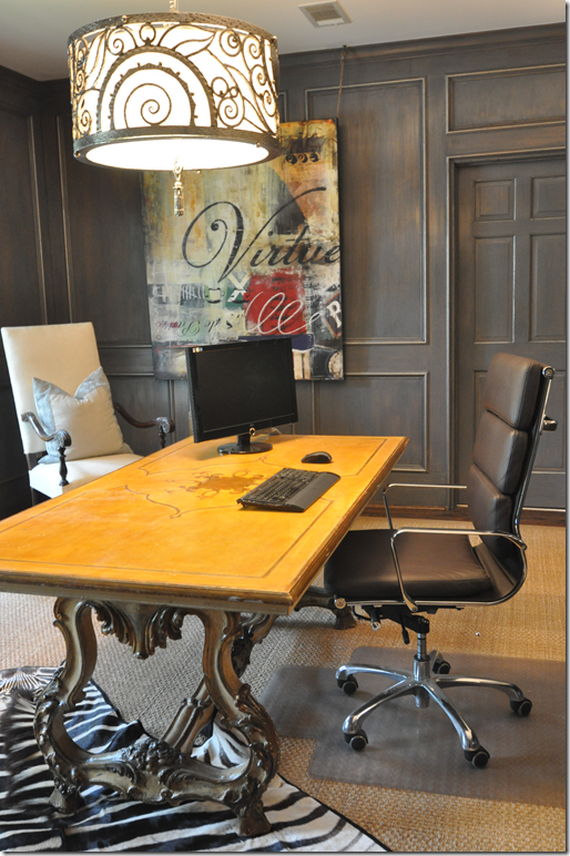 Brilliant-Modern-Chairs-Classic-Table-Eclectic-Men-Office-Design-Ideas