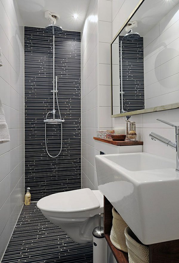 Contemporary-Small-Bathroom-Ideas-with-White-Black-Tiles
