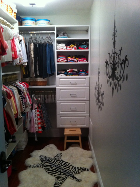 Daughter's Walk-in Closet eclectic-closet