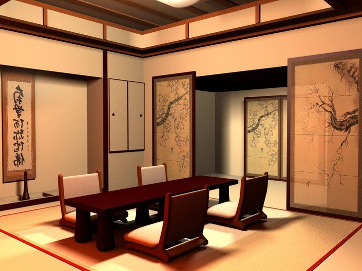 Dining-Room-Asian-Japanese-Theme