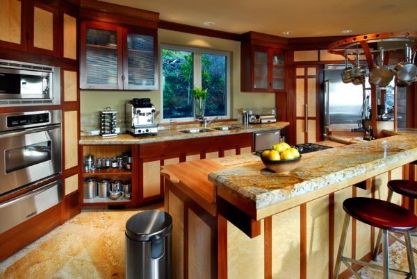 Extravagant-taste-of-Asian-kitchen-sets-in-wooden-kitchen-island-and-doors