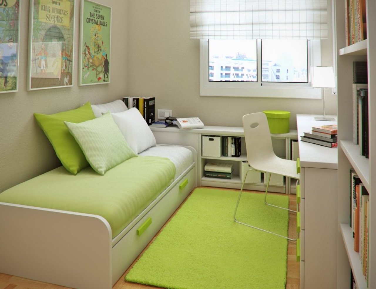 Fabulous-Green-Small-Bedroom-Ideas-Inspiration