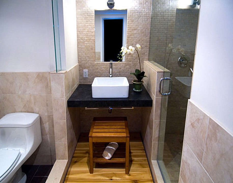 Modern Bathroom Design With Asian Style Image