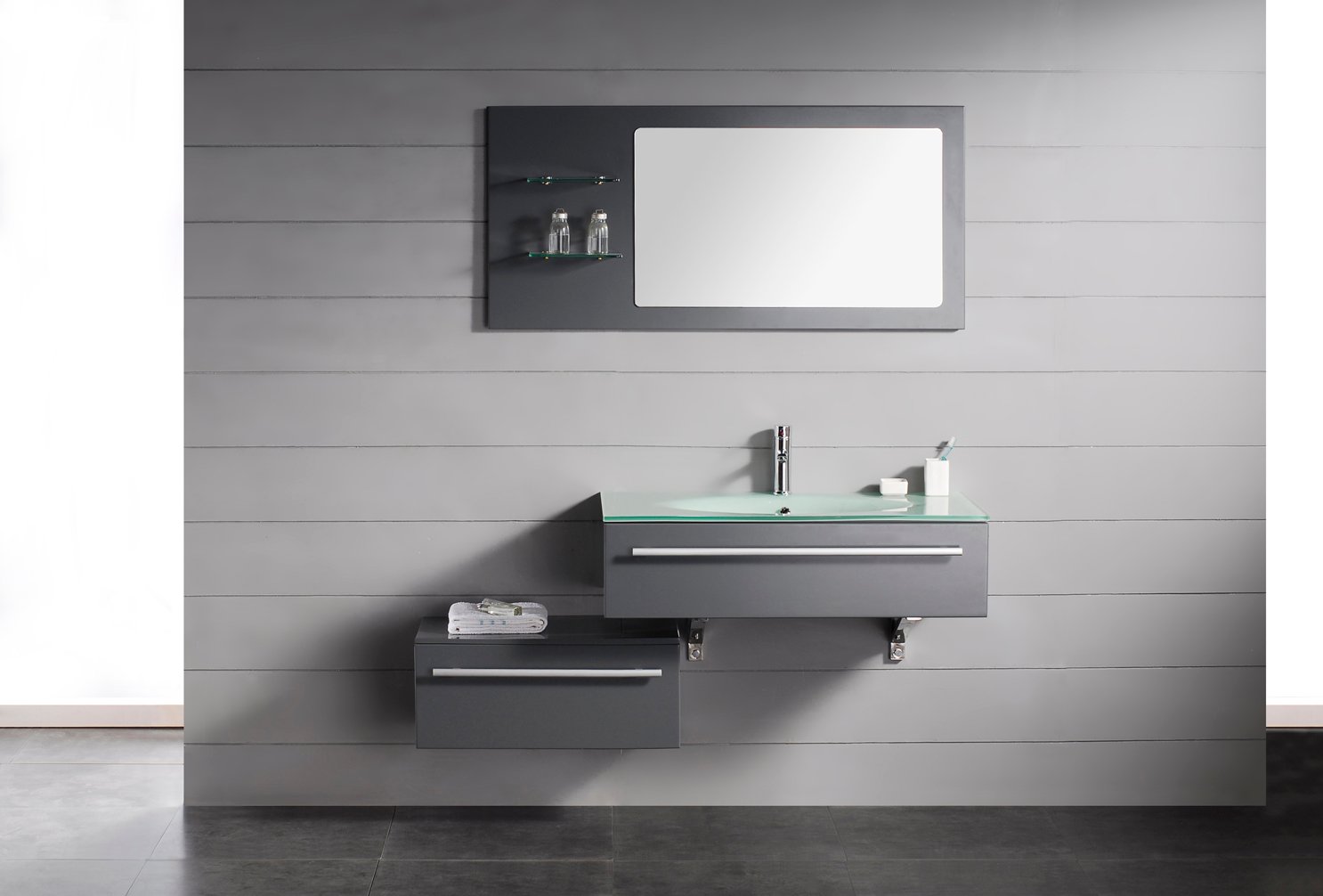 Modern-Bathroom-Vanities-Design-with-Wall-Mirror