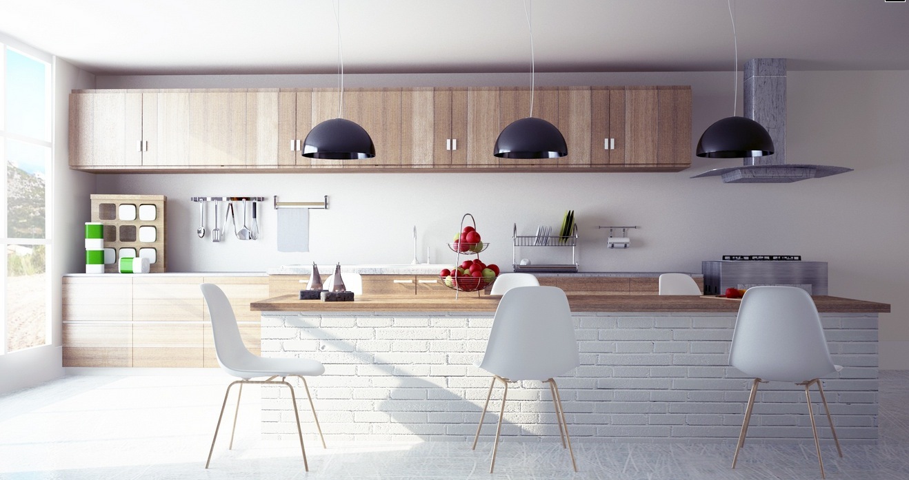 Modern-wooden-kitchen