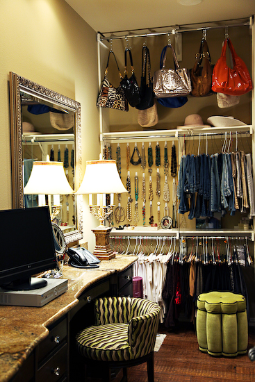 Walk In Closet with Vanity