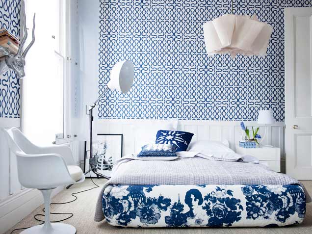 blue-eclectic-bedroom-design-ideas