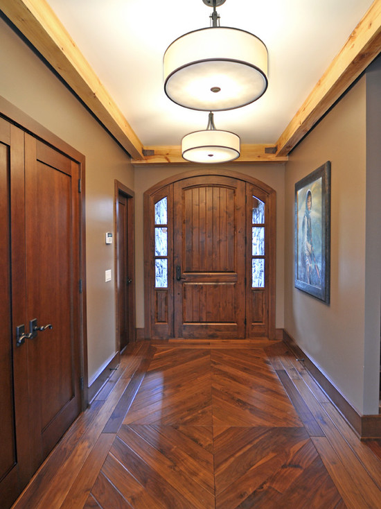 exciting-traditional-entry-design-with-cool-wood-floor-patterns