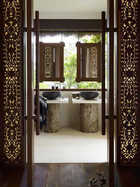 modern bathroom design in asian style