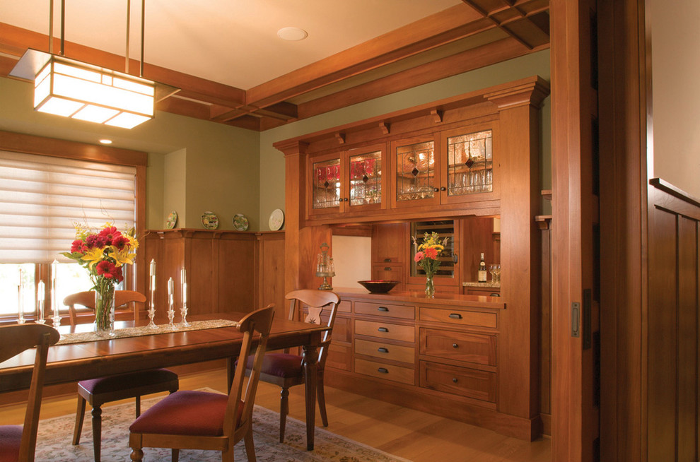 Delightful-Arts-And-Crafts-home-interior-design-Craftsman-Dining-Room-Los-Angeles