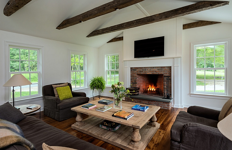 Farmhouse-style-living-room-with-a-fireplace