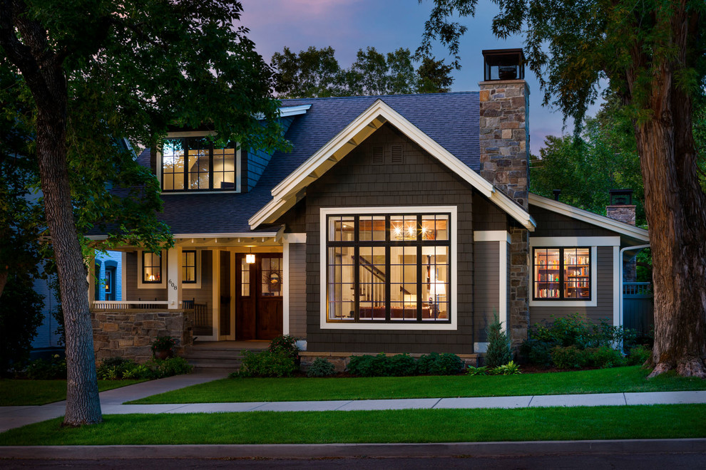 Good-Looking-Pangea-Home-look-Other-Metro-Traditional-Exterior-Decorating-ideas-with-Craftsman-style-curb-appeal-dormers-Exterior-foundation-planting-front-door-front-porch-grass-lawn