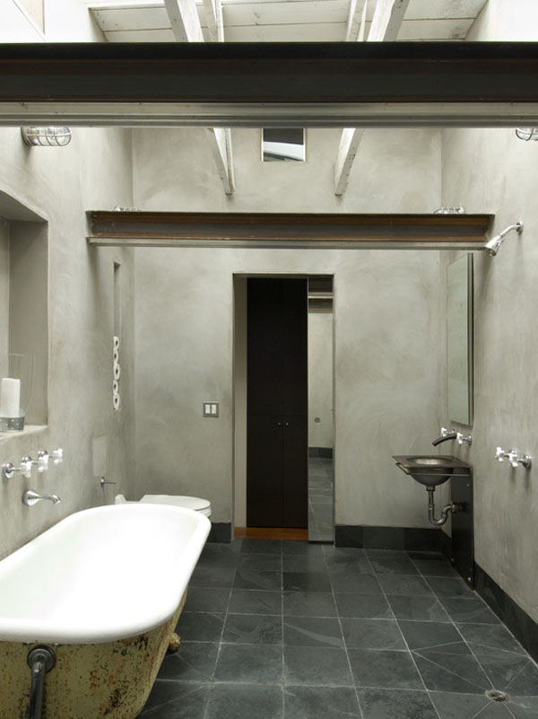 25 Stunning Industrial Bathroom Design Ideas