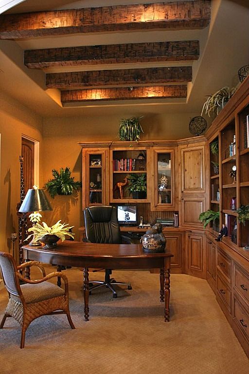 20 Amazing Mediterranean Home Office Design