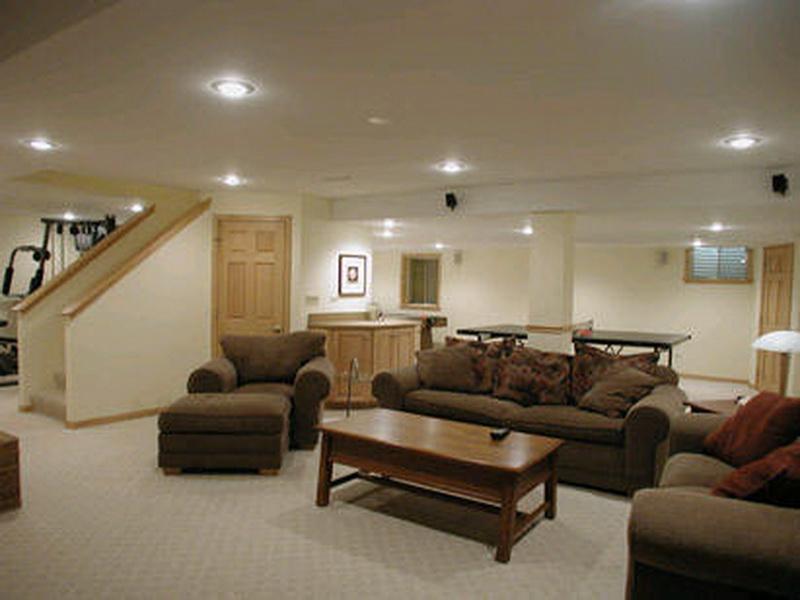 Midcentury Basement Design__