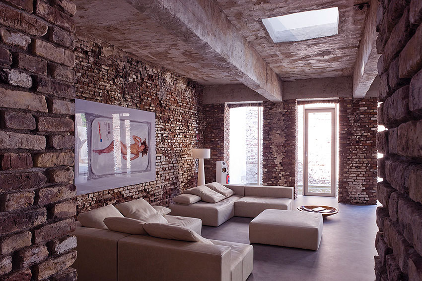 Modern-Minimalist-Industrial-Living-Room-Design