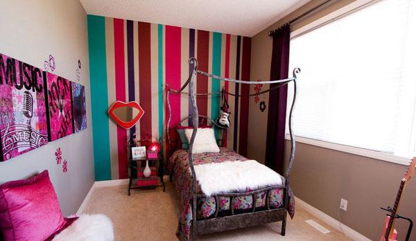 The-Assorted-Color-Bed-Of-Stylish-Teenage-Girls-Bedroom-Ideas