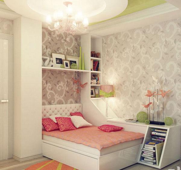 The-Pink-Cushion-Of-Stylish-Teenage-Girls-Bedroom-Ideas