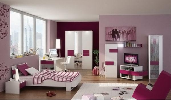 The-Red-Sofa-Of-Stylish-Teenage-Girls-Bedroom-Ideas