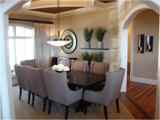 Transitional dining room designs-