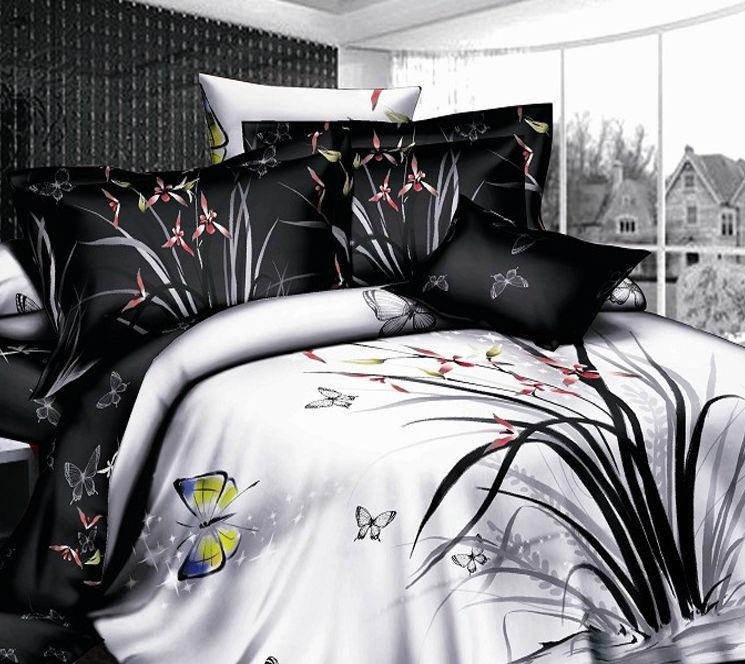 and-white-unique-bedding-set-pcs-bedclothes