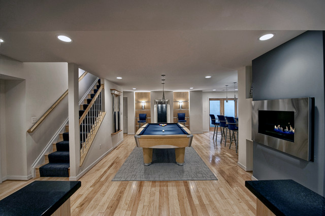 contemporary-basement