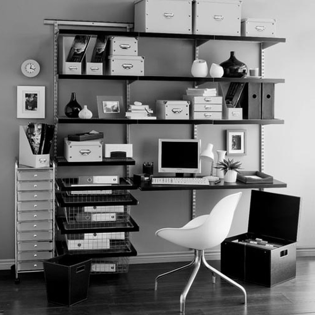 contemporary-furniture-home-office-design-Nice-Home-Office-Decor-Black-White-Endearing-home-office-desk-cabinets-Industrial-Style