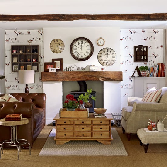farmhouse livingroom design