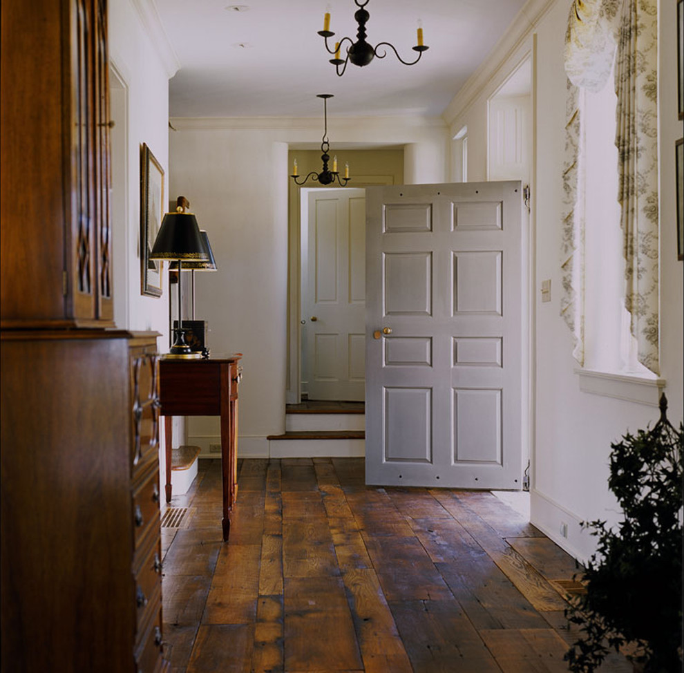 floor-muffler-Entry-Farmhouse-with-chandelier-cottage-farmhouse-flooringdoorslightdetail-front-door-rustic-wood-rustic-wood-floor-wood1