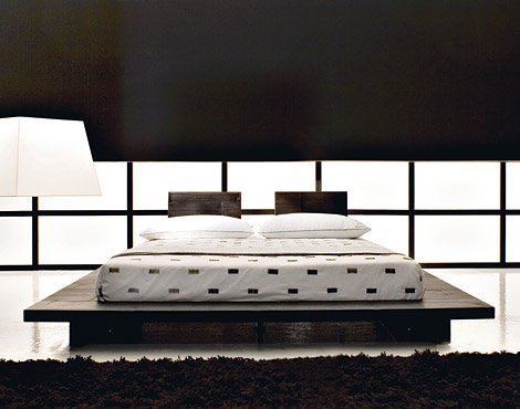 modern low platform beds