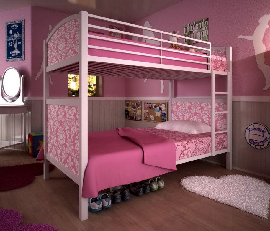 modern-mid-century-girl-bedrooms-design