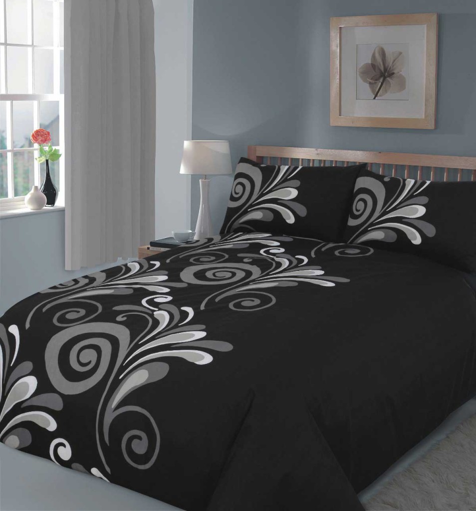 nice-cool-bed-sets-with-bedroom-cool-comfortable-bed-set-design-ideas-with-stylish-black-bed