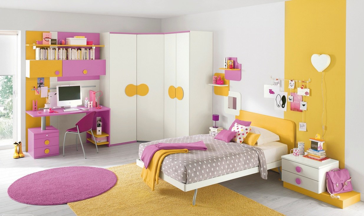 simple-kids-bedroom-of-green-home-kids-room-amazing-simple-kids-room-bedroom-design-ideas-for-skylight-design