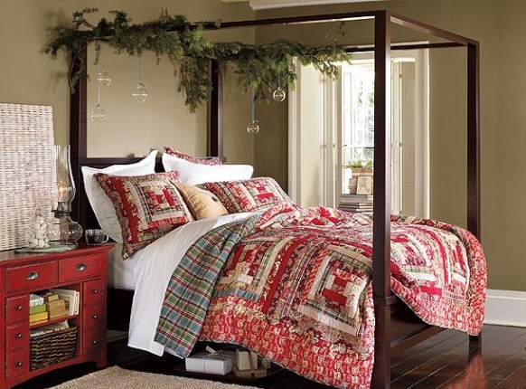 Cute-Christmas-Bedroom-Decorating-Ideas