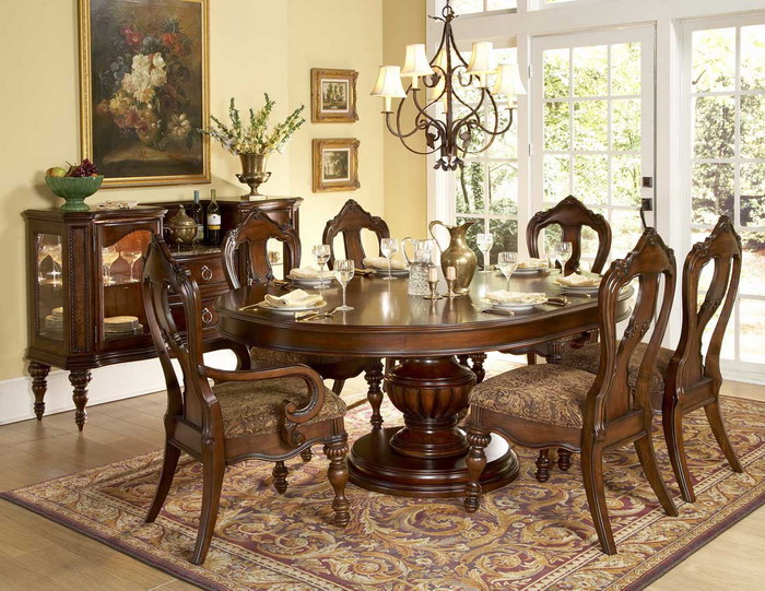 Elegant-Classic-Style-Dining-Room-Table-Centerpiece-Ideas