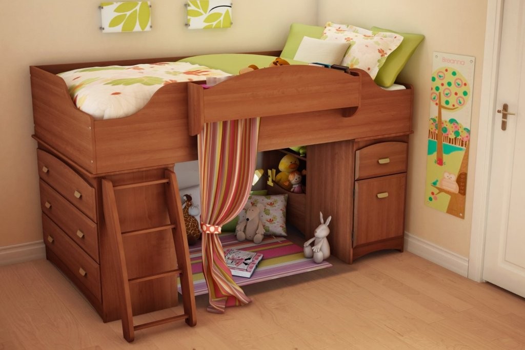 35 Modern Loft Bed Ideas, Loft Bed With Secret Room Underneath