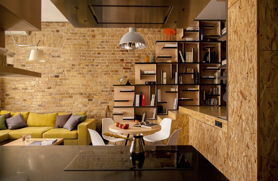 Modern-Living-Room-with-Brick-Walls