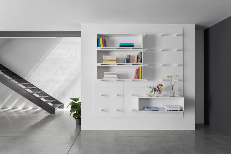 Simple-Wall-that-Features-Modular-Shelving-System
