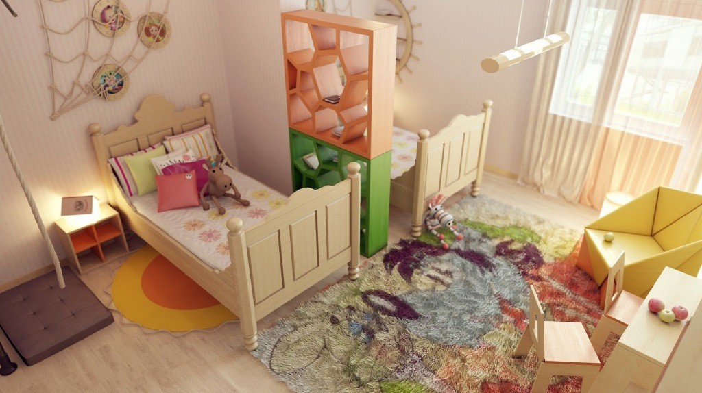 bedroom-stunning-kids-shared-modern-home