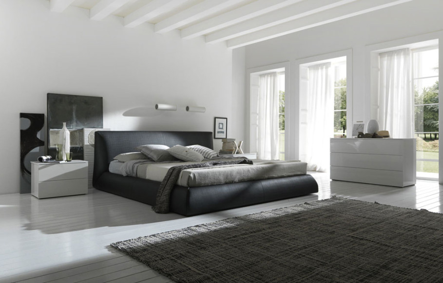 contemporary-leather-upholstered-bed-design