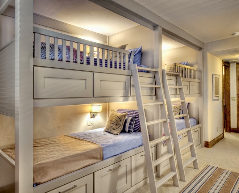 35 Modern Loft Bed Ideas, Bunk Bed With Loft Style