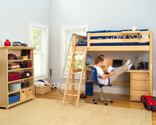 35 Modern Loft Bed Ideas, Small Room Loft Bed Ideas